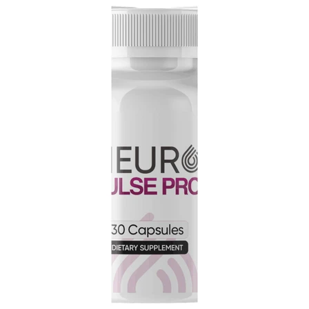 Neuro Pulse Pro nerve support capsule bottle, 30 capsules